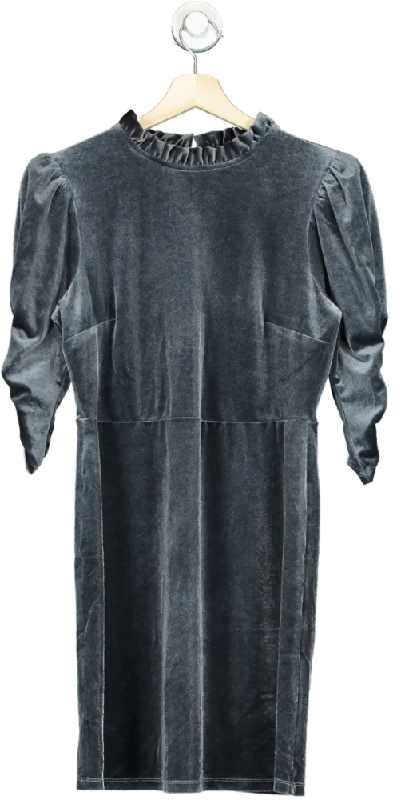Friends Like These Millie Mackintosh Grey Velvet Midi Dress Comfortable Wrap Midi Dress Friends Like These Millie Mackintosh Grey Velvet Midi Dress Comfortable Wrap Midi Dress