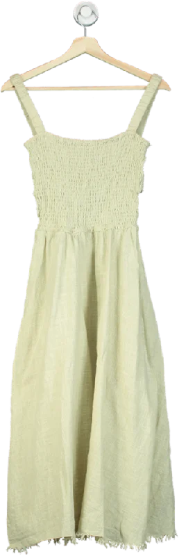 Zara Beige Midi Dress UK XS