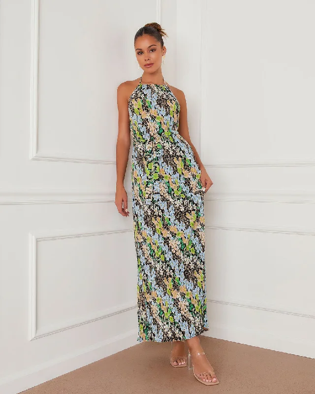 Essence Belted Maxi Dress