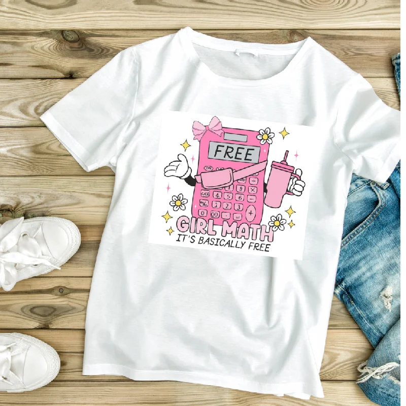 Girl Math! Tee Lace Blend Ribbed Blend Corduroy Blend