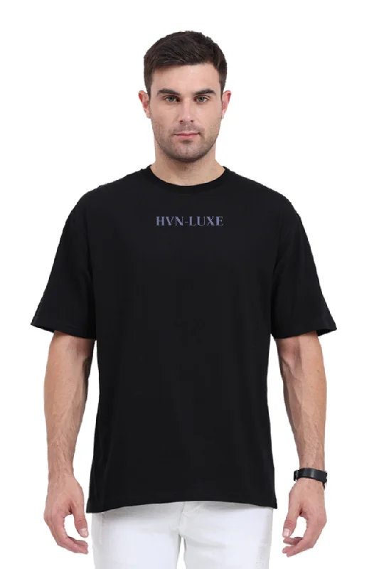 HVN-LUXE- CLASSIC BLACK OVERSIZED T-SHIRT. Chenille Fabric Brocade Fabric Lace Fabric HVN-LUXE- CLASSIC BLACK OVERSIZED T-SHIRT. Chenille Fabric Brocade Fabric Lace Fabric
