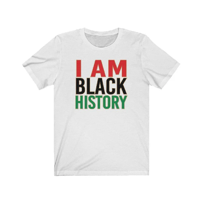 I AM Black History | Unisex T-Shirt Knit Fabric Woven Fabric Fleece Fabric