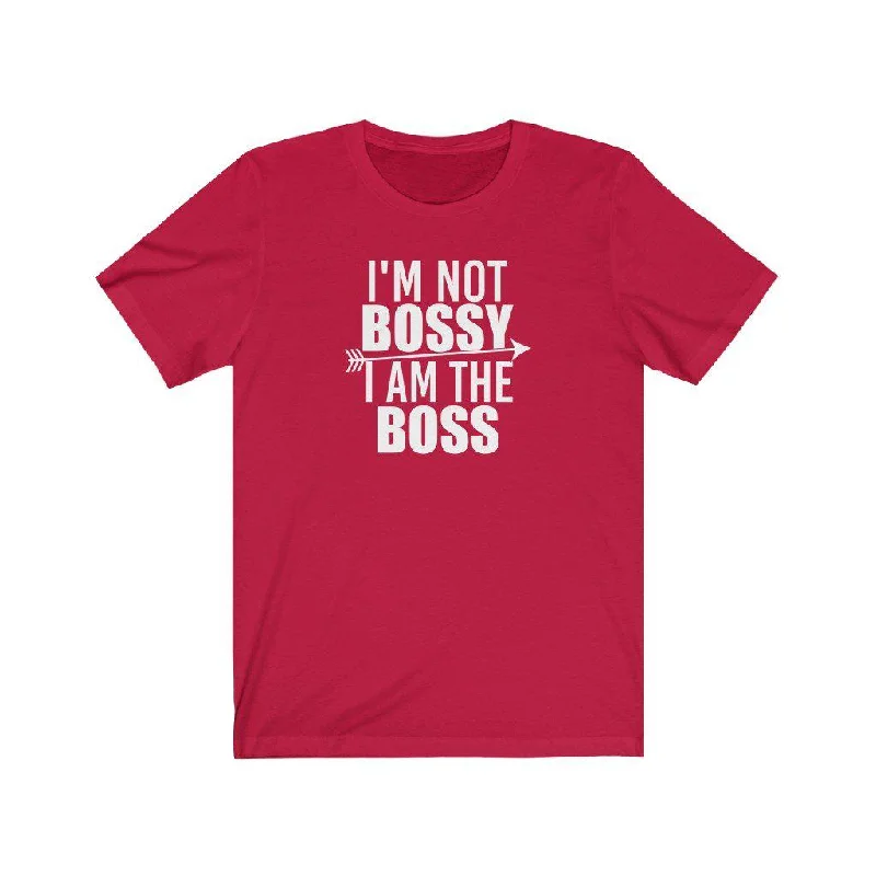 I am the Boss | Unisex T-Shirt Spandex Blend Rayon Blend Denim Blend