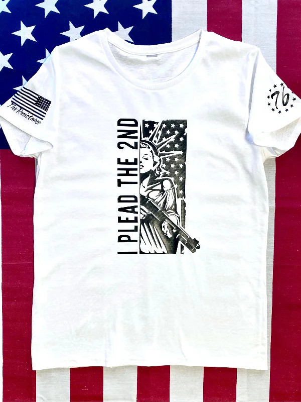 I Plead The 2nd women’s/unisex tee Mesh Canvas Denim
