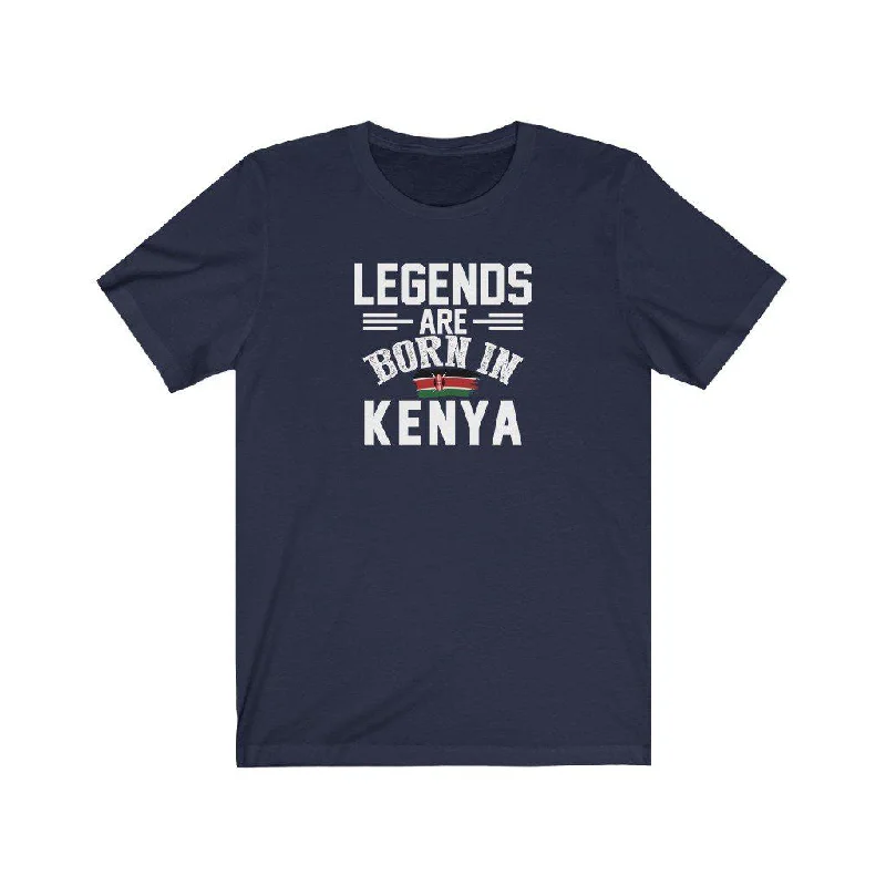 Legends are Born in Kenya | Unisex T-Shirt Lace Blend Ribbed Blend Corduroy Blend