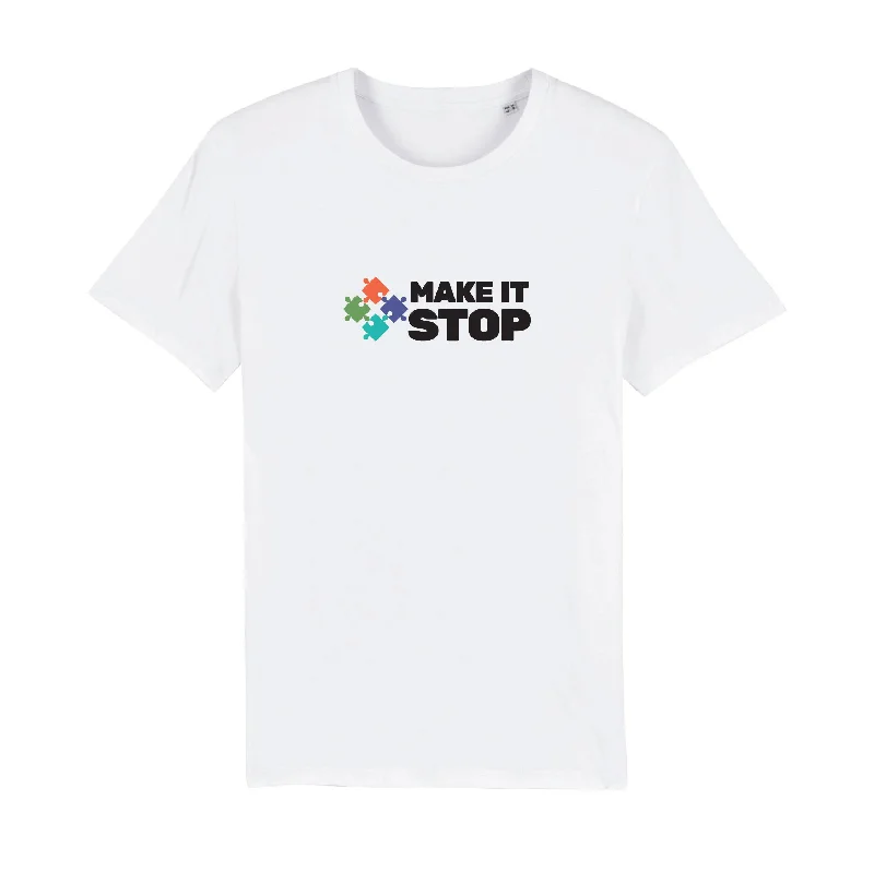 Make it Stop White T-Shirt