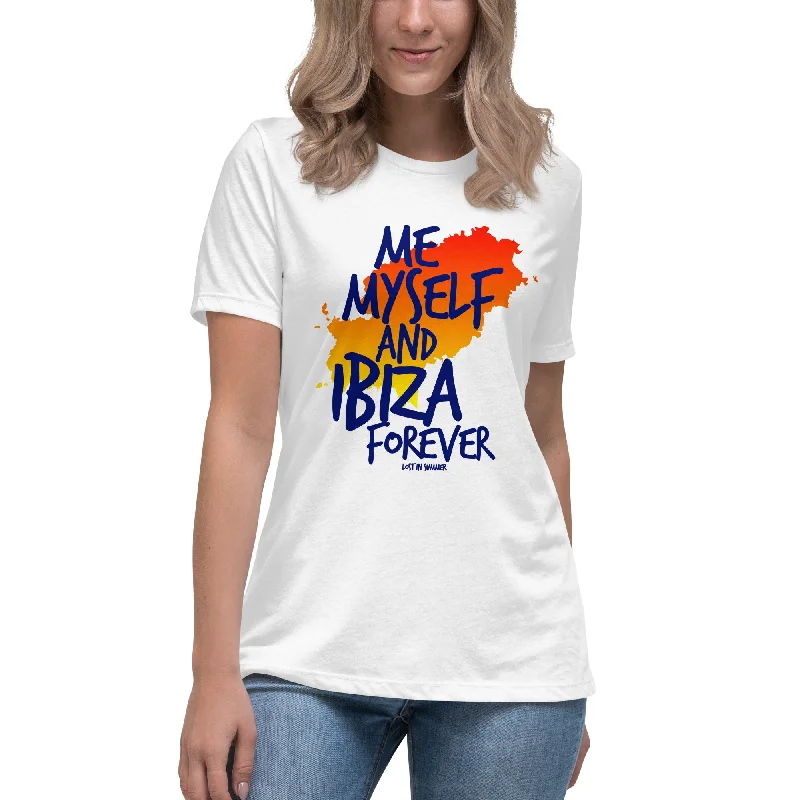 Me Myself and Ibiza Women's T-shirt Modern Contemporary Chic