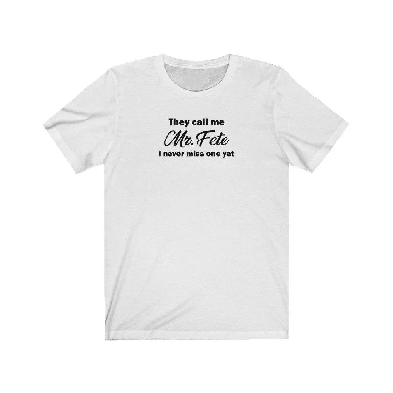 Mr. Fete | Unisex Soca T-Shirt Iron Safe Non-Iron Wrinkle Free