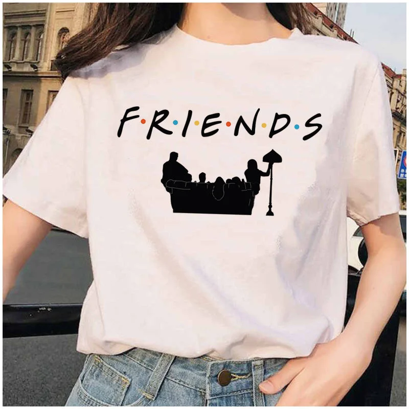 New Friend Tv Show Tshirt Women T-shirts Tops Femme Clothes Female T-shirt Harajuku Summer 90s Tshirt Streetwear T-shirts Elasticated Padded Insulated New Friend Tv Show Tshirt Women T-shirts Tops Femme Clothes Female T-shirt Harajuku Summer 90s Tshirt Streetwear T-shirts Elasticated Padded Insulated