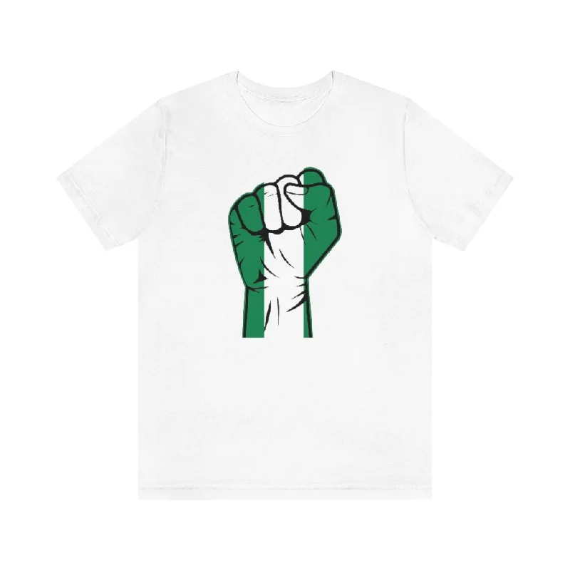 Nigeria Pride | Unisex T-Shirt Asymmetrical Pockets Print