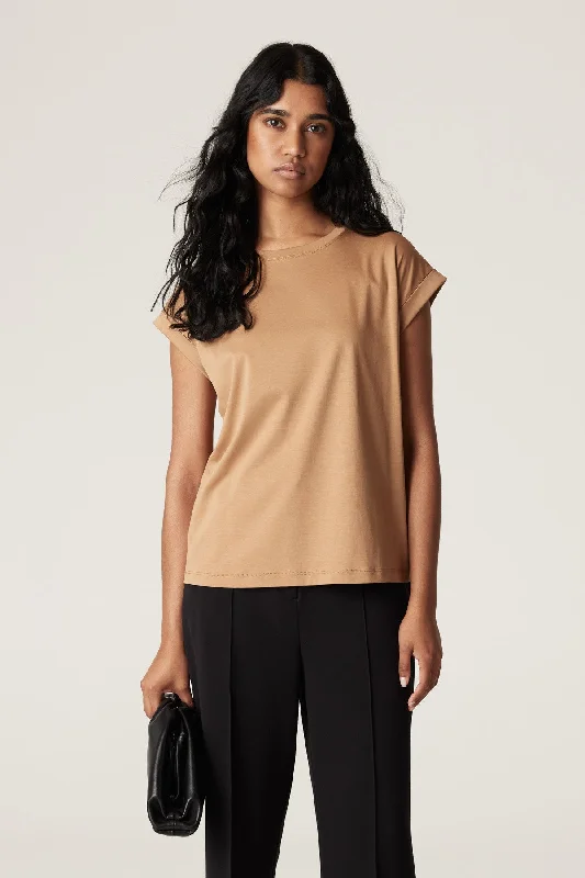 Pima Tee - Camel