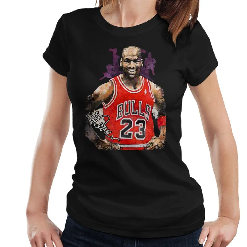 Sidney Maurer Original Portrait Of Michael Jordan Chicago Bulls Vest Women's T-Shirt Jersey Fabric Tulle Fabric Batik Fabric Sidney Maurer Original Portrait Of Michael Jordan Chicago Bulls Vest Women's T-Shirt Jersey Fabric Tulle Fabric Batik Fabric