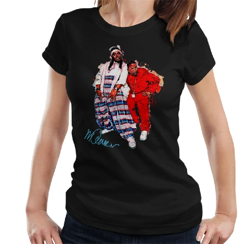 Sidney Maurer Original Portrait Of Outkast Andre 3000 Baggy Trousers Women's T-Shirt Plaid T-Shirt Polka Dot Checkered