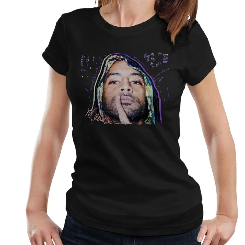 Sidney Maurer Original Portrait Of Rapper Booba Women's T-Shirt Thin T-Shirt Open Front Quick Dry