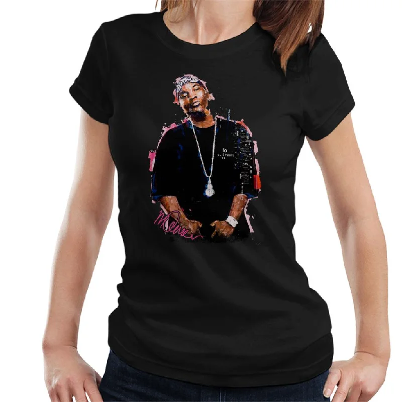 Sidney Maurer Original Portrait Of Young Jeezy Women's T-Shirt Basic T-Shirt Crew Neck Short Sleeve Sidney Maurer Original Portrait Of Young Jeezy Women's T-Shirt Basic T-Shirt Crew Neck Short Sleeve