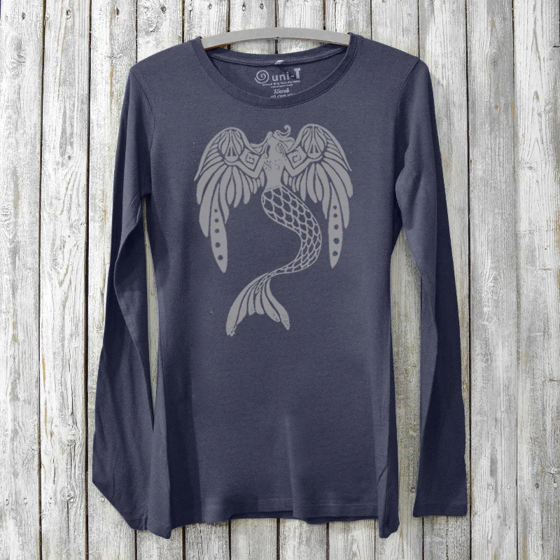 Mermaid Long Sleeve T-shirt for Women - The Magnificent