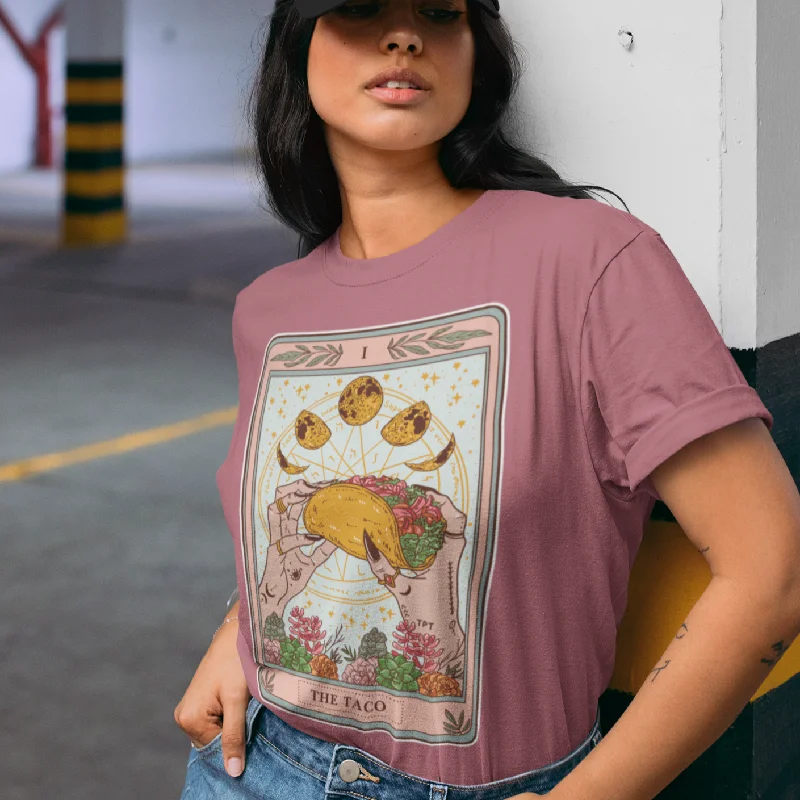 THE TACO // UNISEX TEE (3 colors) Boxy Fit Fitted Loose