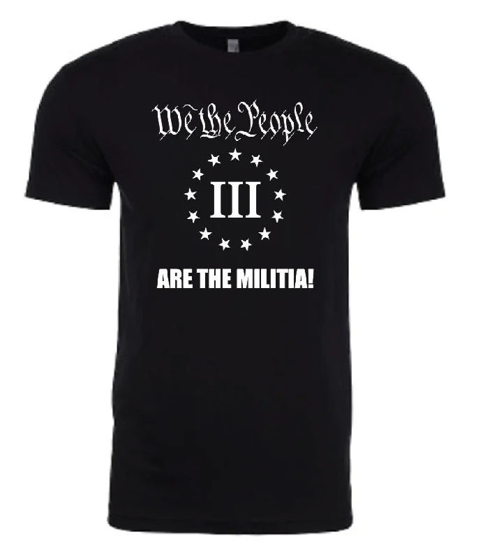 We The People Tee Hooded Caped Shawl Collar