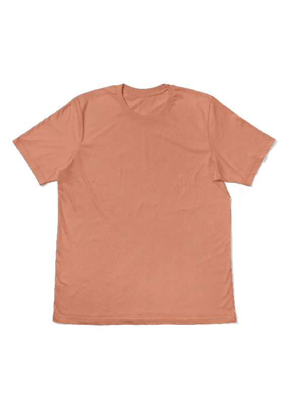Perfect TShirt Co Womens Original Boyfriend T-Shirt -Sunset Orange Knit Fabric Woven Fabric Fleece Fabric Perfect TShirt Co Womens Original Boyfriend T-Shirt -Sunset Orange Knit Fabric Woven Fabric Fleece Fabric