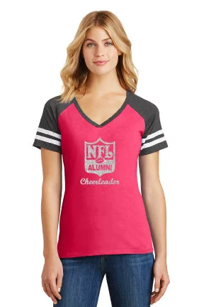 Women's Game V-Neck T-Shirt - Cheerleader Edition Fashionable Trendy Casual