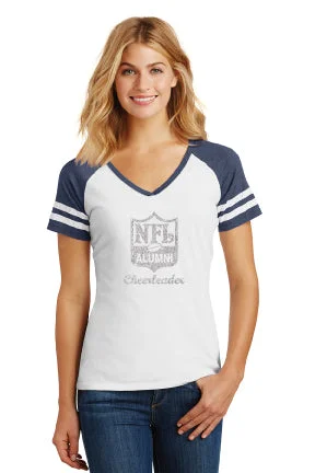 White/Heathered True Navy