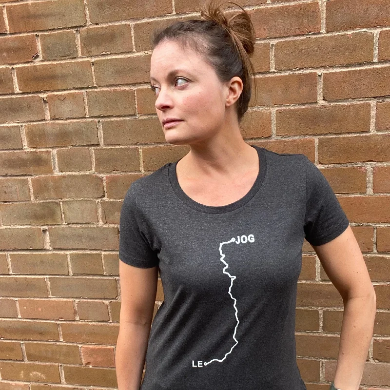Women's LEJOG/JOGLE Route T-Shirt Chenille Blend Fleece Blend Nylon Blend