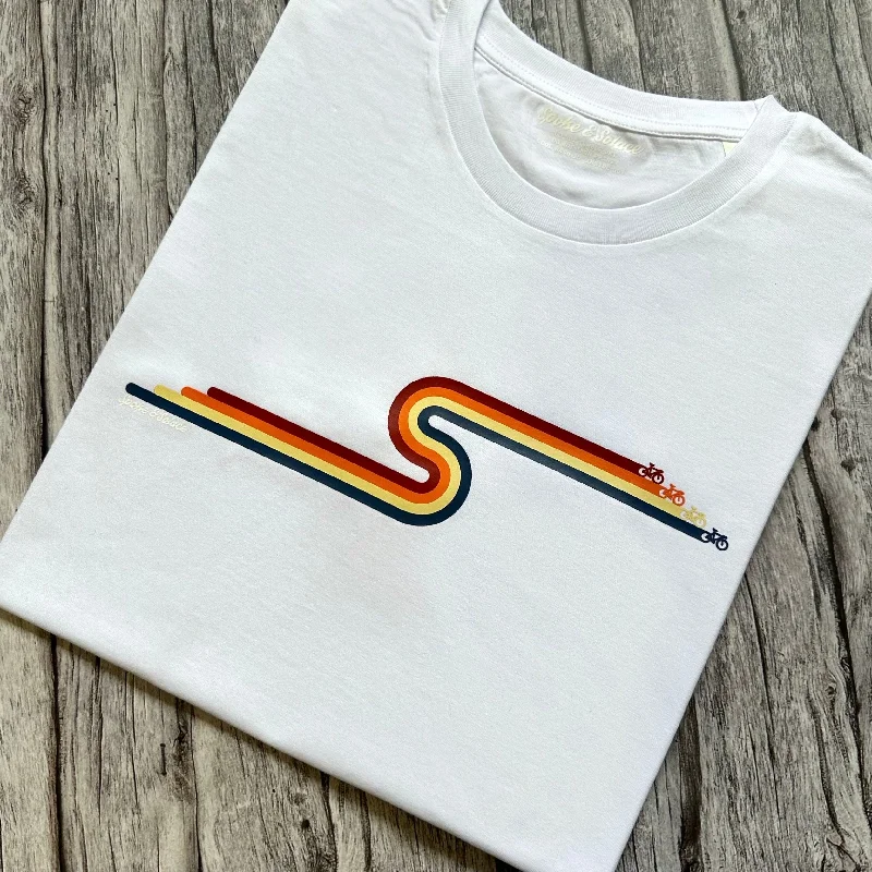 Women's Retro Stripe Tee Cozy Warm Stylish