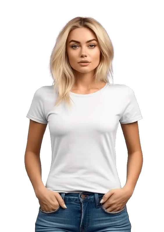 Perfect TShirt Co Women's Short Sleeve Crew Neck Vintage White Slim Fit T-Shirt Mesh Blend Leather Blend Suede Blend Perfect TShirt Co Women's Short Sleeve Crew Neck Vintage White Slim Fit T-Shirt Mesh Blend Leather Blend Suede Blend