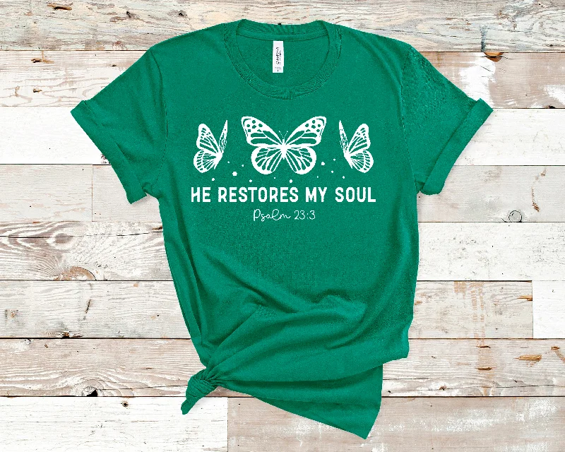 He Restores My Soul - Unisex t-shirt