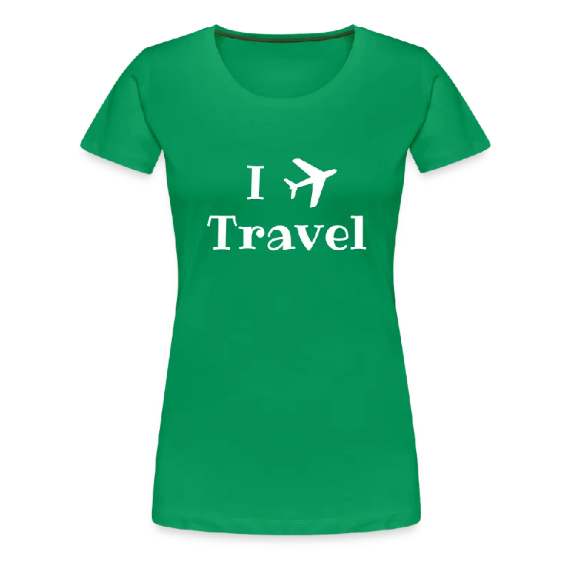 I Love Travel Women’s Premium T-Shirt