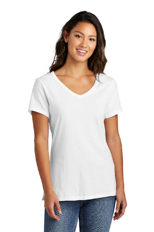 Port & Company® Ladies Beach Wash® Garment-Dyed V-Neck Tee LPC099V