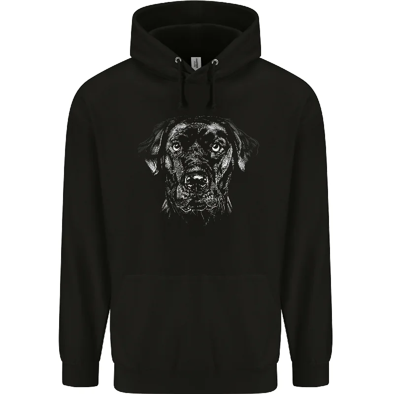 A Labrador Retriever Dog Mens 80% Cotton Hoodie Hoodie Sweatshirt Pullover