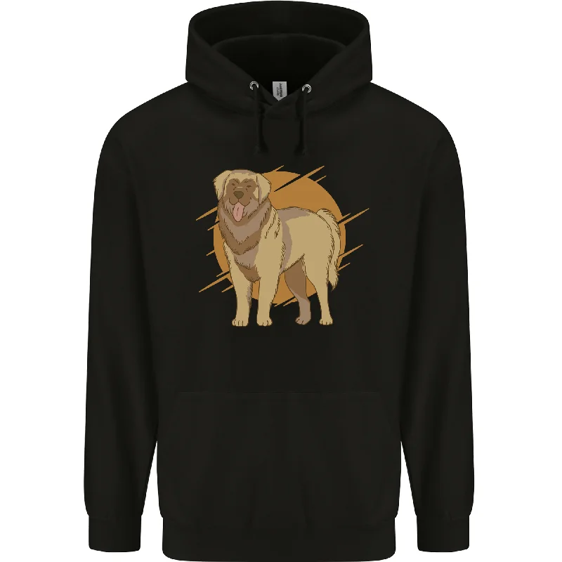 A Leonberger Dog Mens 80% Cotton Hoodie Hoodie with Patch Decorative Personalized