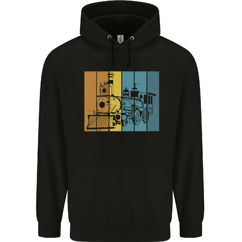 A Locomotive Trainspotter Trains Trainspotting Mens 80% Cotton Hoodie Hoodie with Emblem Brand Identity A Locomotive Trainspotter Trains Trainspotting Mens 80% Cotton Hoodie Hoodie with Emblem Brand Identity