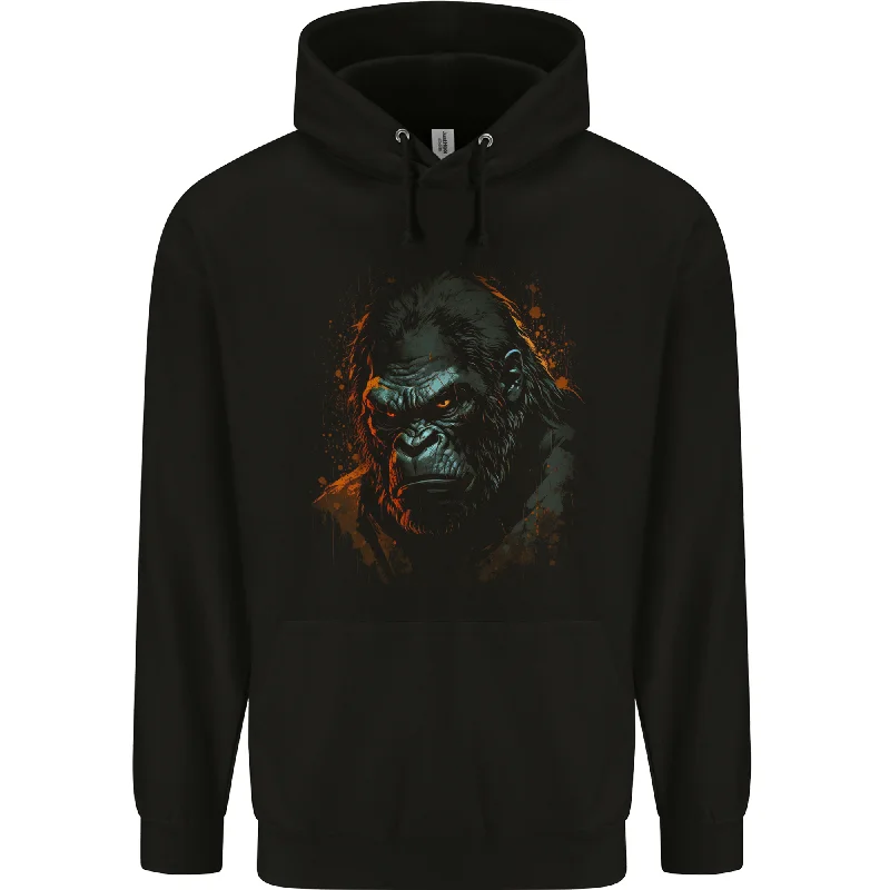 A Mean Gorilla Mens 80% Cotton Hoodie