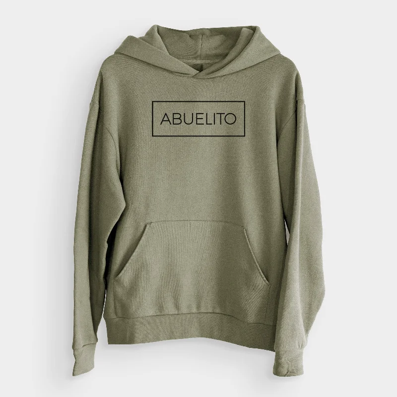 Abuelito Boxed - 1 Line  - Bodega Midweight Hoodie Hoodie with Puffed Sleeves Voluminous Trendy