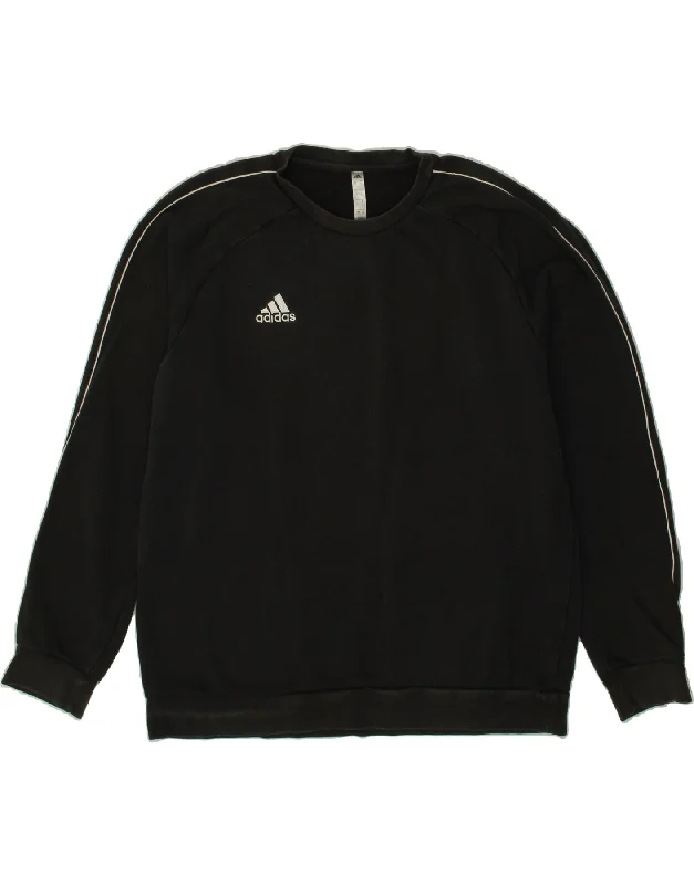 ADIDAS Mens Sweatshirt Jumper XL Black Cotton