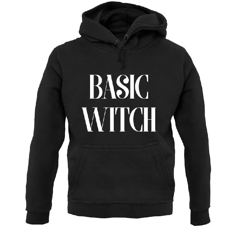 Basic Witch Unisex Hoodie Hoodie with Drawstring Waist Adjustable Fitted