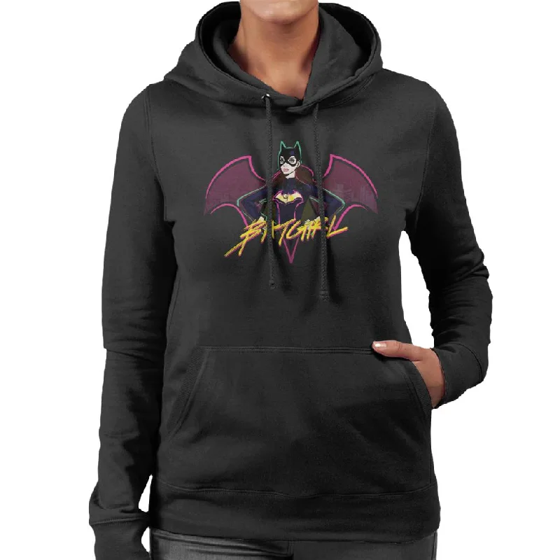 Batman Batgirl Power Pose Women's Hooded Sweatshirt