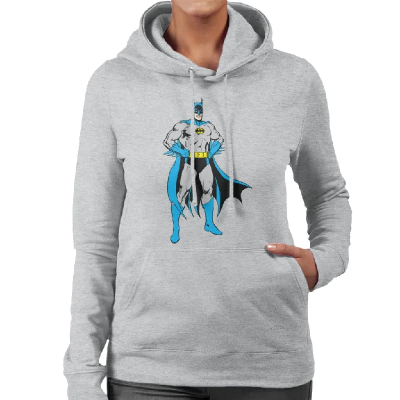 Batman Power Pose Women's Hooded Sweatshirt