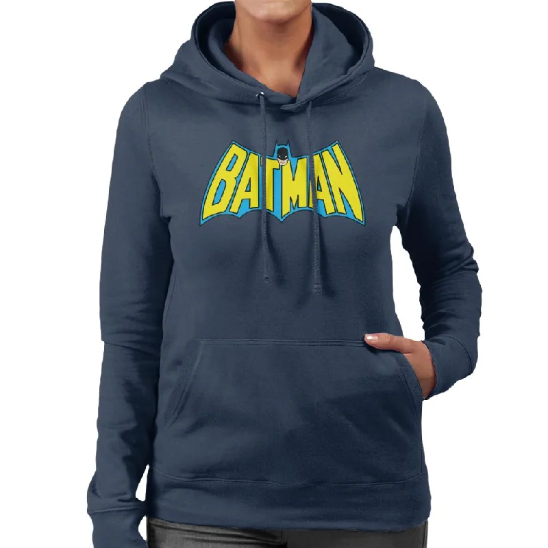 Batman Yellow Bat Symbol Women's Hooded Sweatshirt