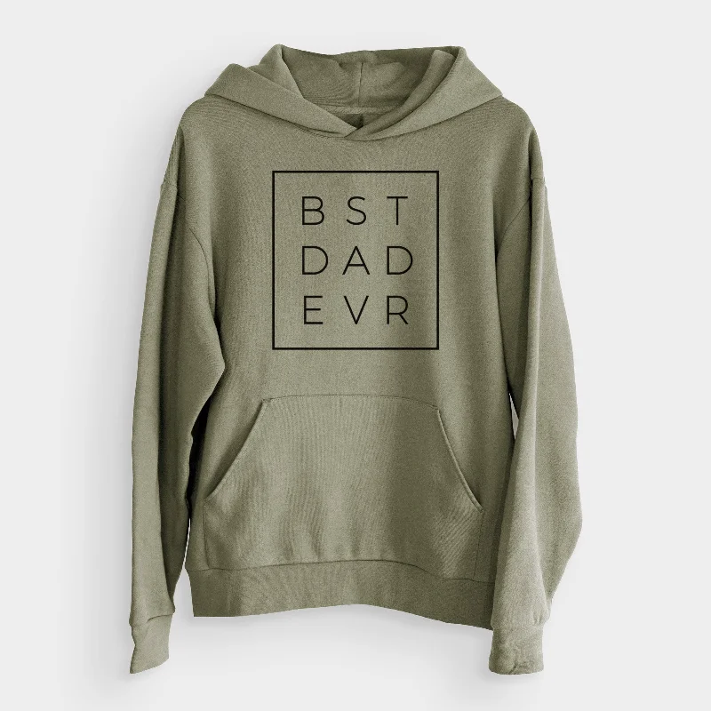 Best Dad Evr Boxed - Bodega Midweight Hoodie Hoodie with Zipper Placket Modern Functional Best Dad Evr Boxed - Bodega Midweight Hoodie Hoodie with Zipper Placket Modern Functional