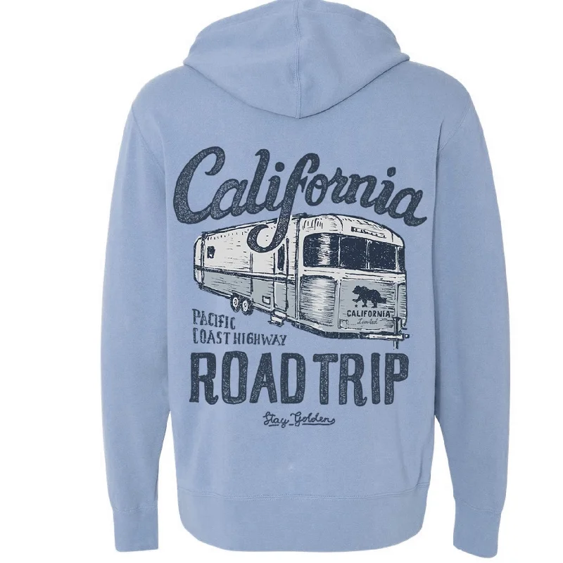 California Roadtrip Zipper Hoodie