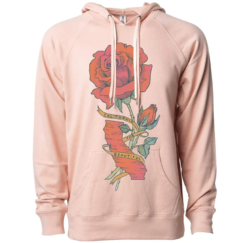 California Rose Raglan Hoodie