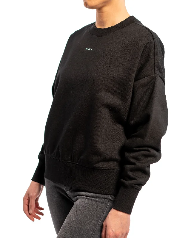 Heavy Crew Sweatshirt: Black