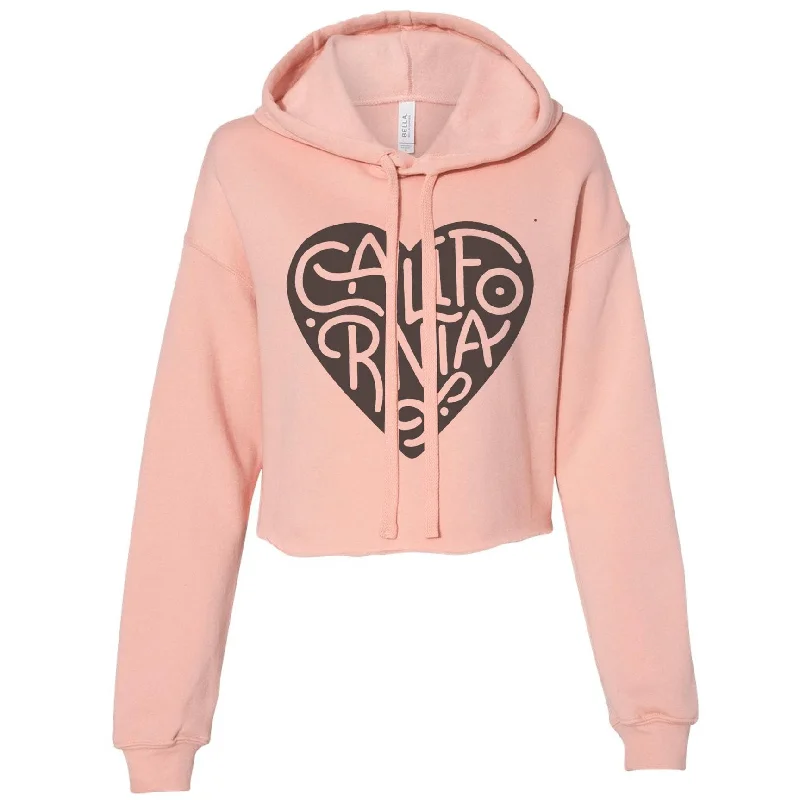 Curvy Heart Cropped Hoodie