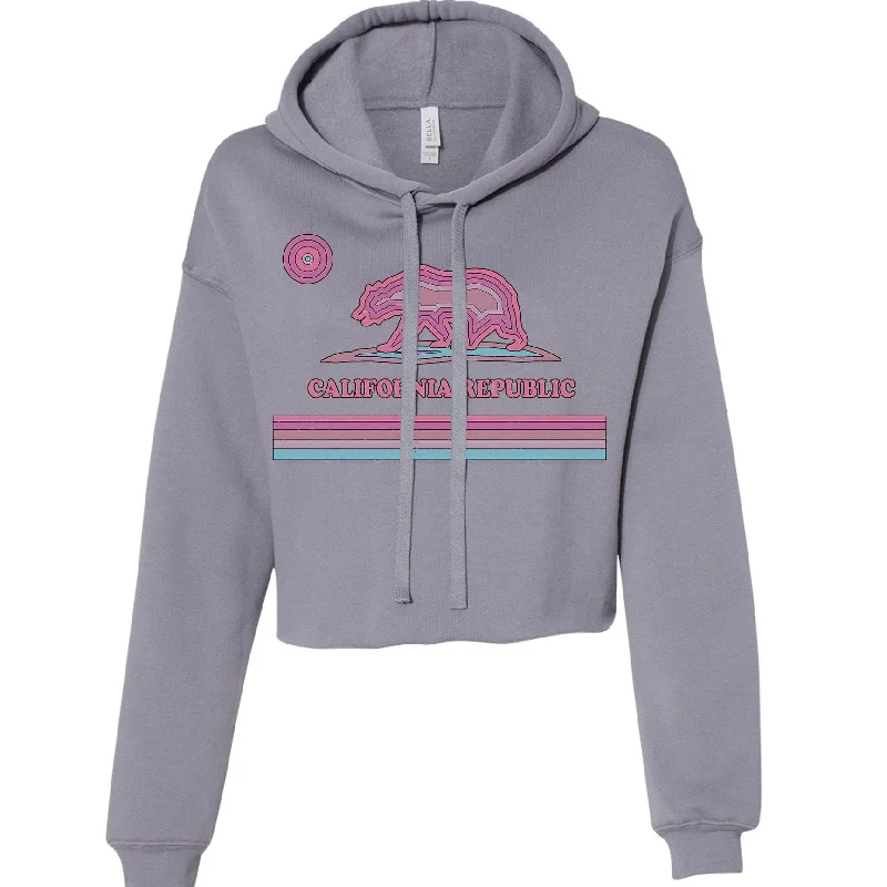 Epic California Cropped Hoodie