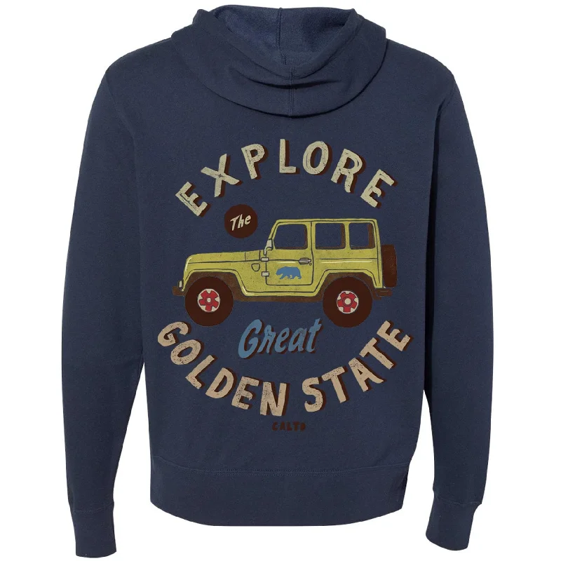 Explore The Golden State Zip Hoodie