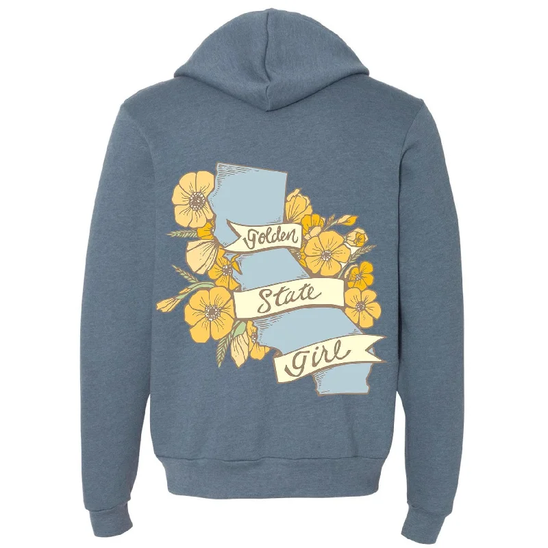 Golden State Girl Zip Up Hoodie