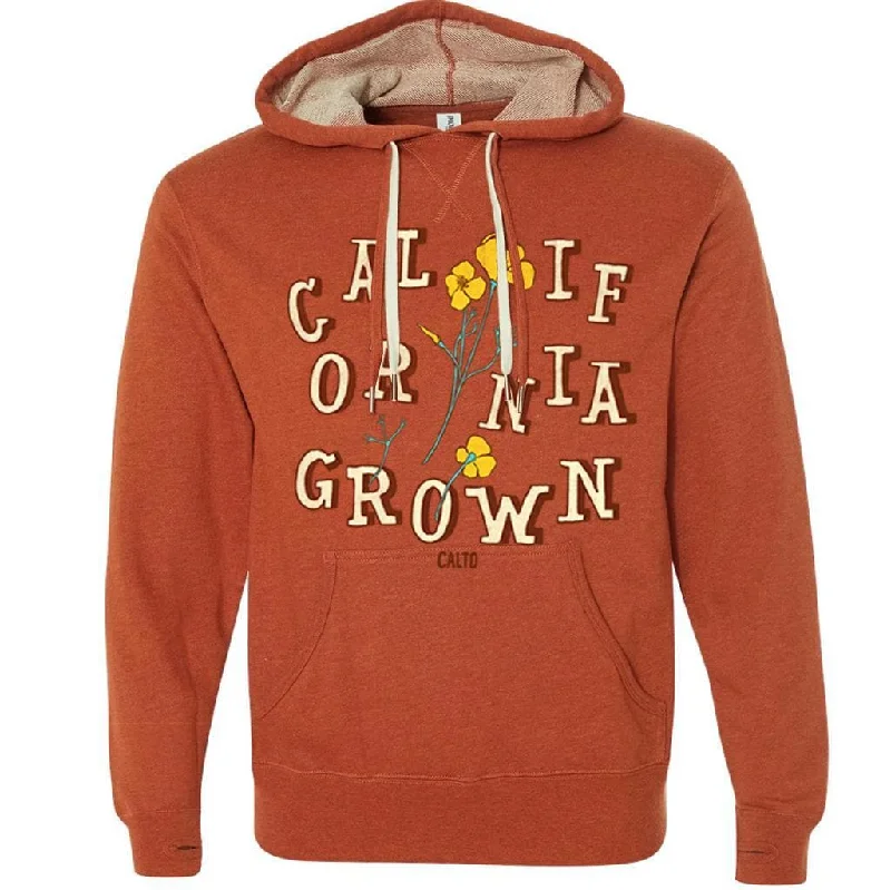 California Grown Poppies Hoodie